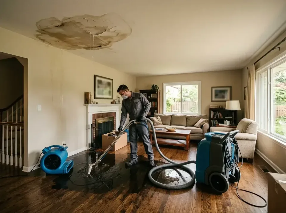 attic-pipe-burst-ceiling-drip-008 — frequently asked questions, Water Damage Restoration & Carpet Care in Fort Atkinson, WI